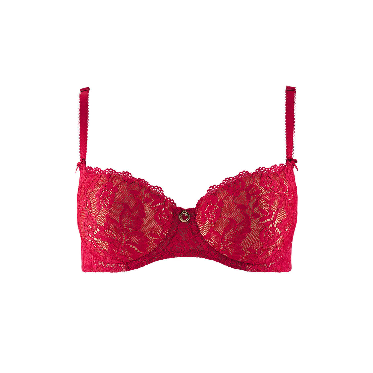 Soutien-gorge Corbeille coques Rosessence rouge, AUBADE