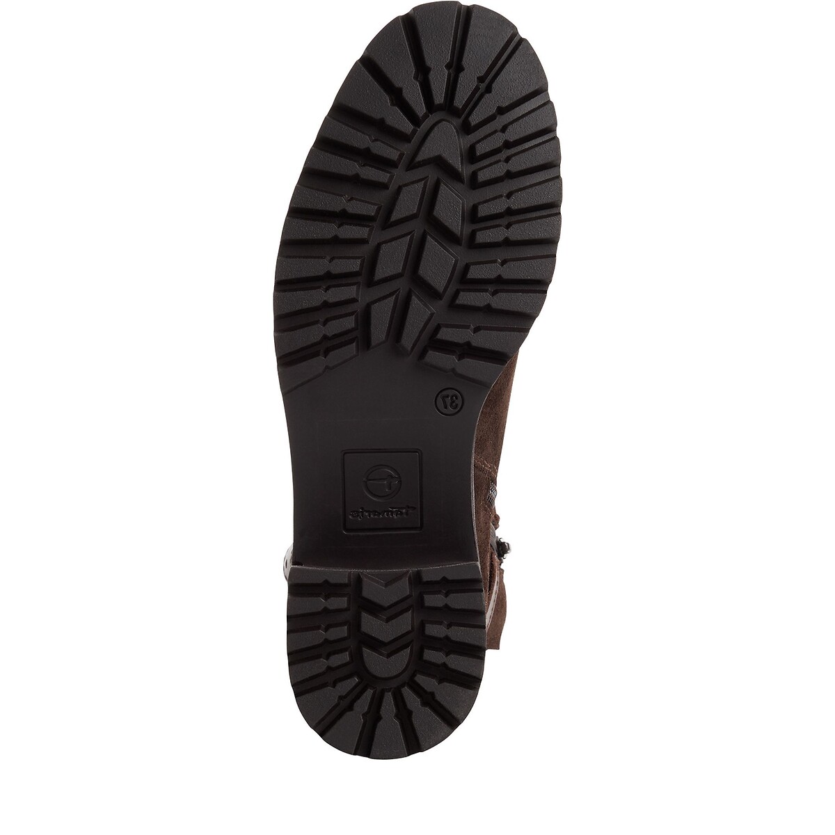 Stiefeletten aus Wildleder dunkelbraun, TAMARIS