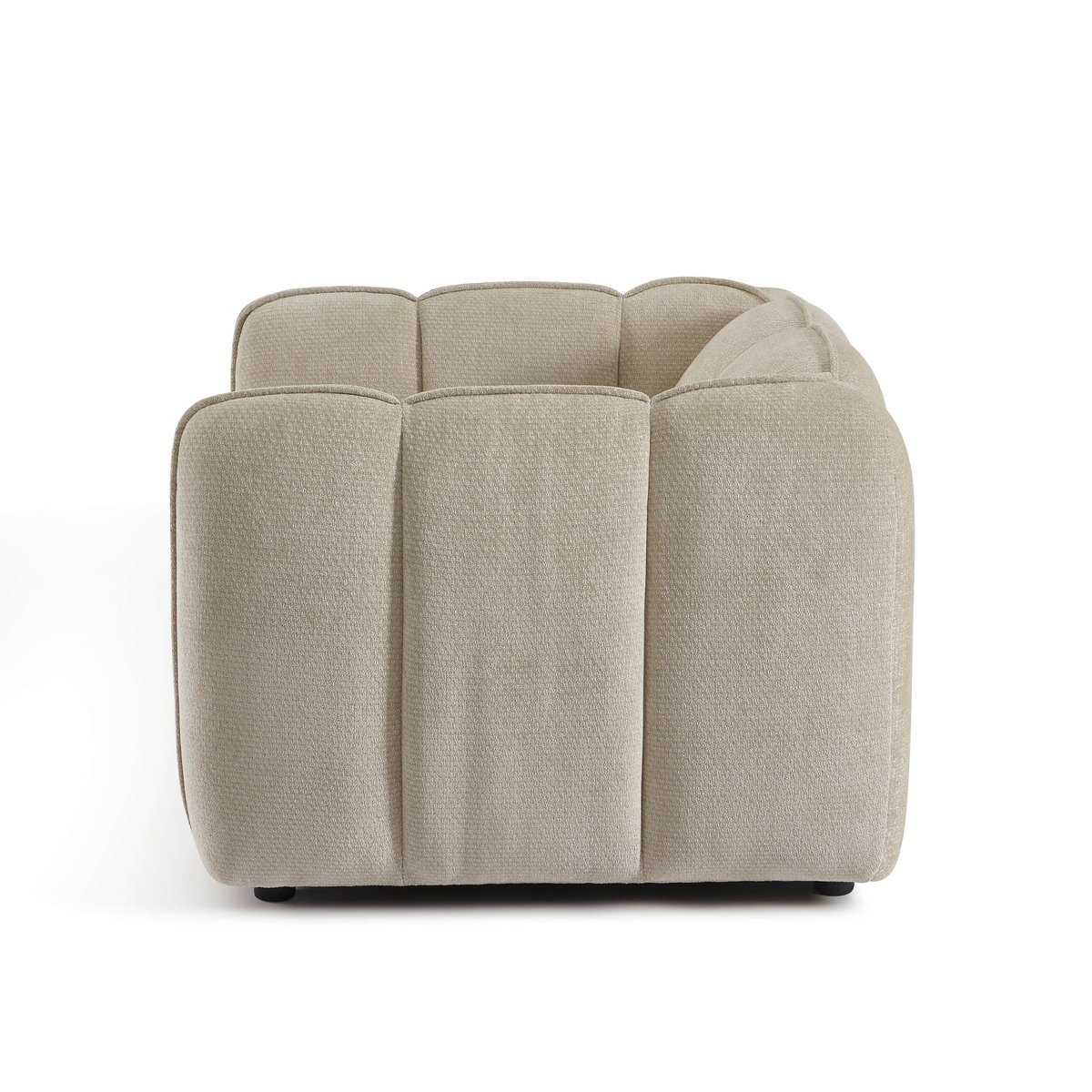 Fauteuil 1 place en tissu MATILDA beige, SORELH