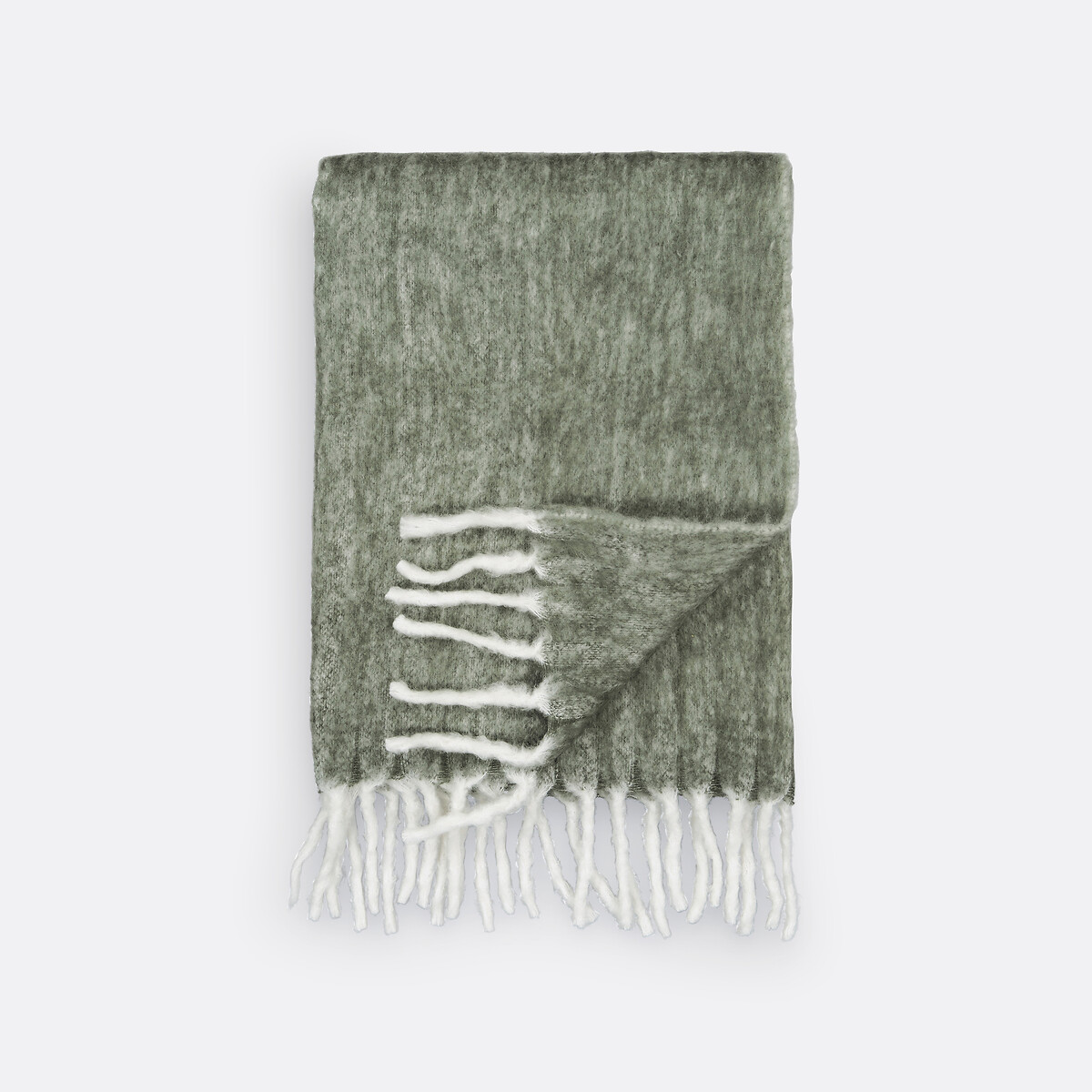 Plaid chaud, Lichen kaki, LA REDOUTE INTERIEURS