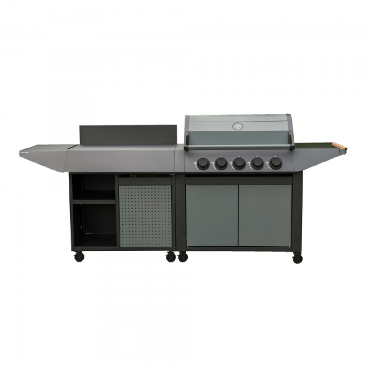 Barbecue Gaz et desserte, BURN 80 PRENIUM noir, COOK IN GARDEN
