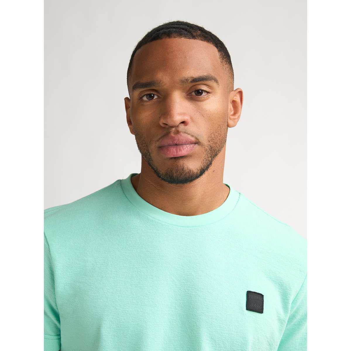 T-shirt en jersey pulsar vert green aqua, PETROL INDUSTRIES