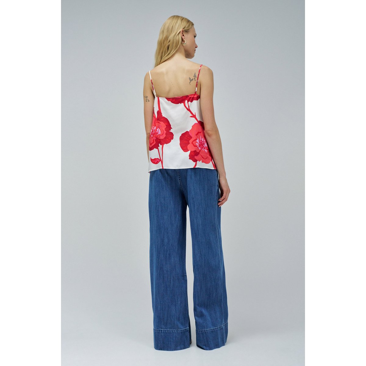 HAUT À MOTIF FLORAL ecru, SALSA JEANS