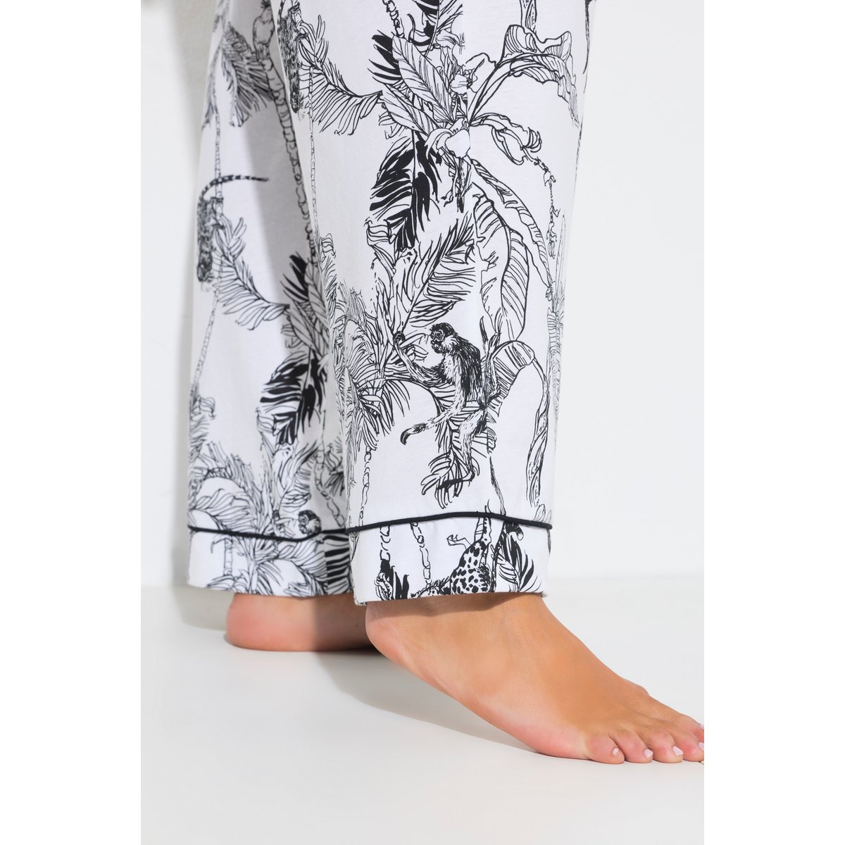 Pyjama à motif safari blanc cassé, ULLA POPKEN