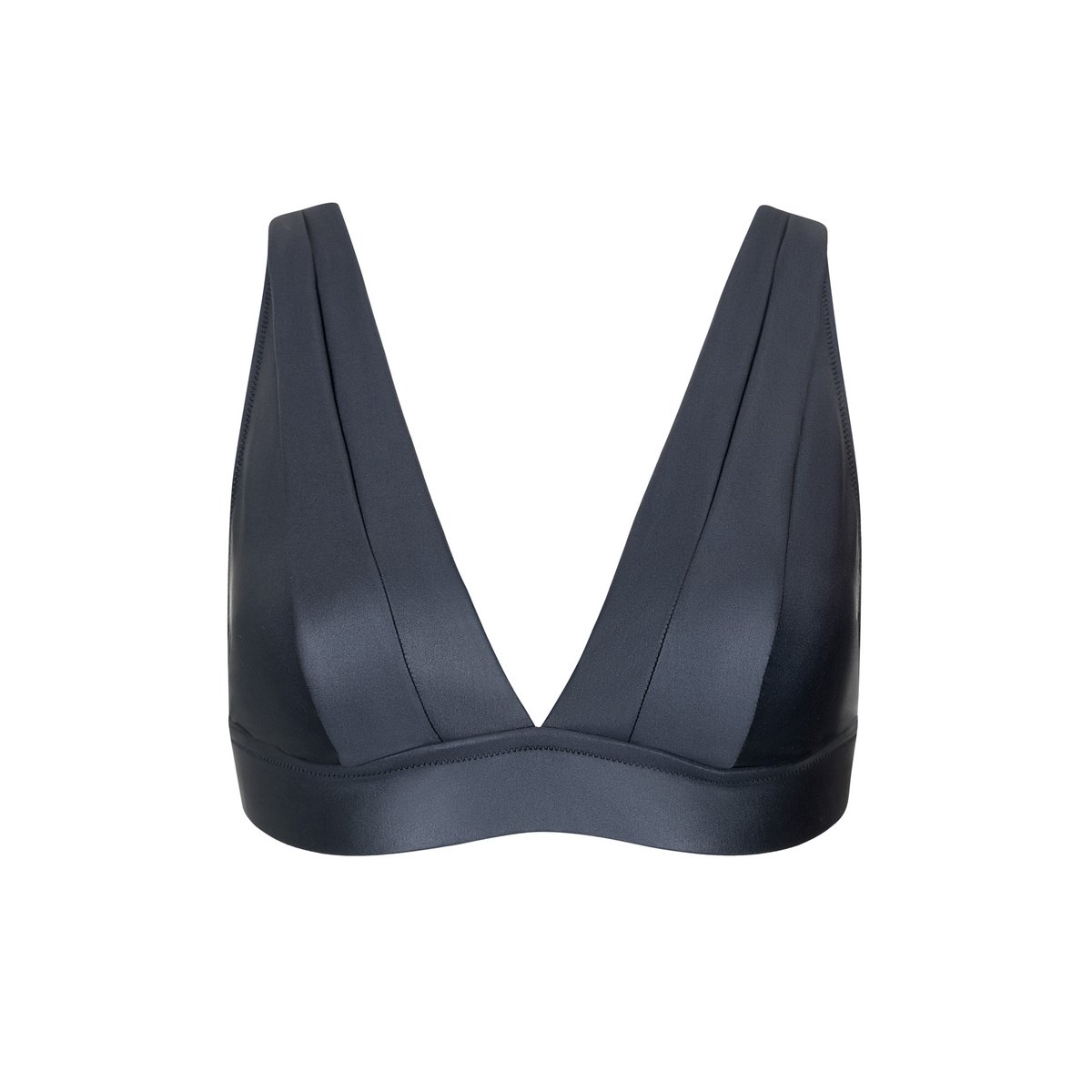 Haut maillot de bain triangle sans armatures multipositions Jordan noir, LISCA
