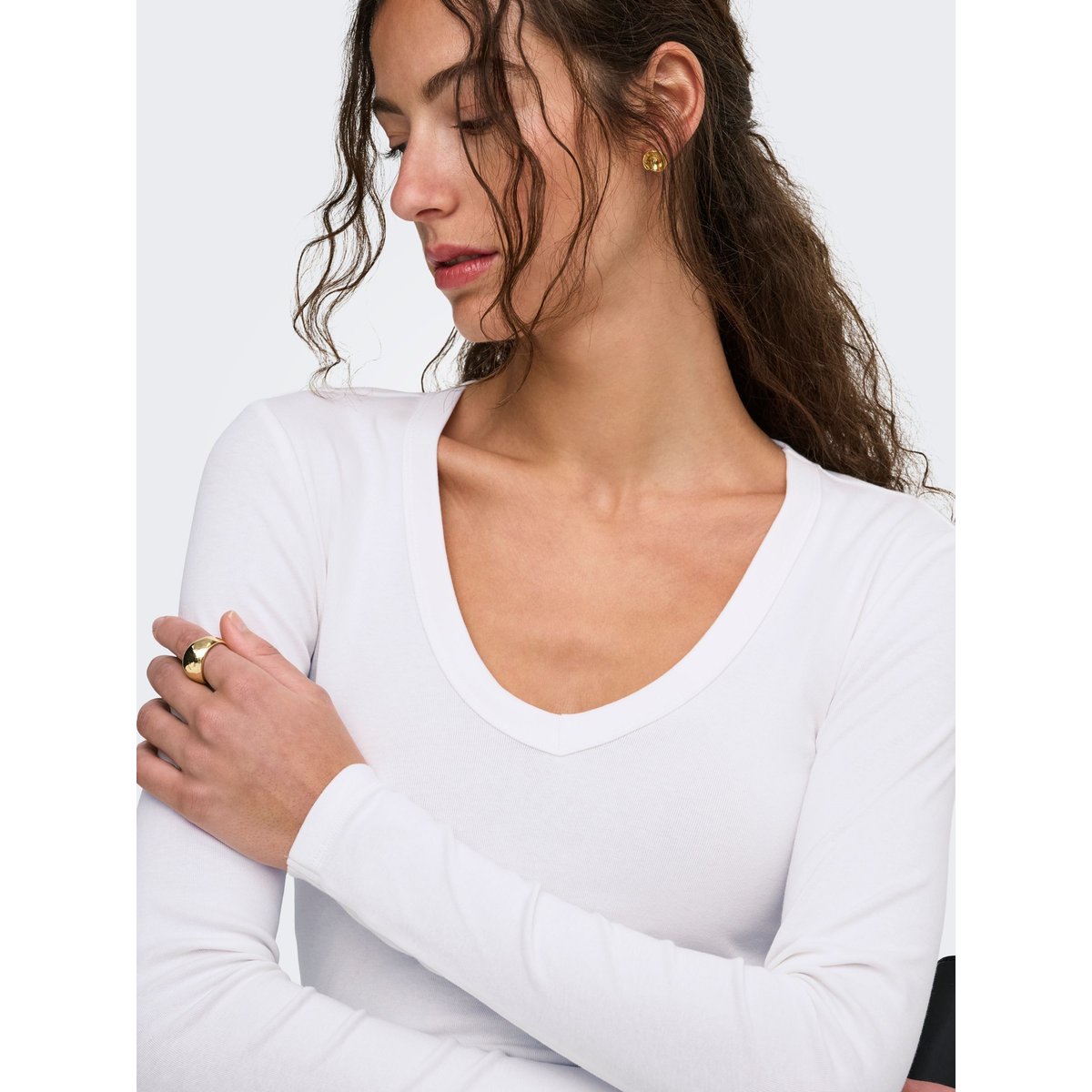 Blouse cloud dancer, ONLY