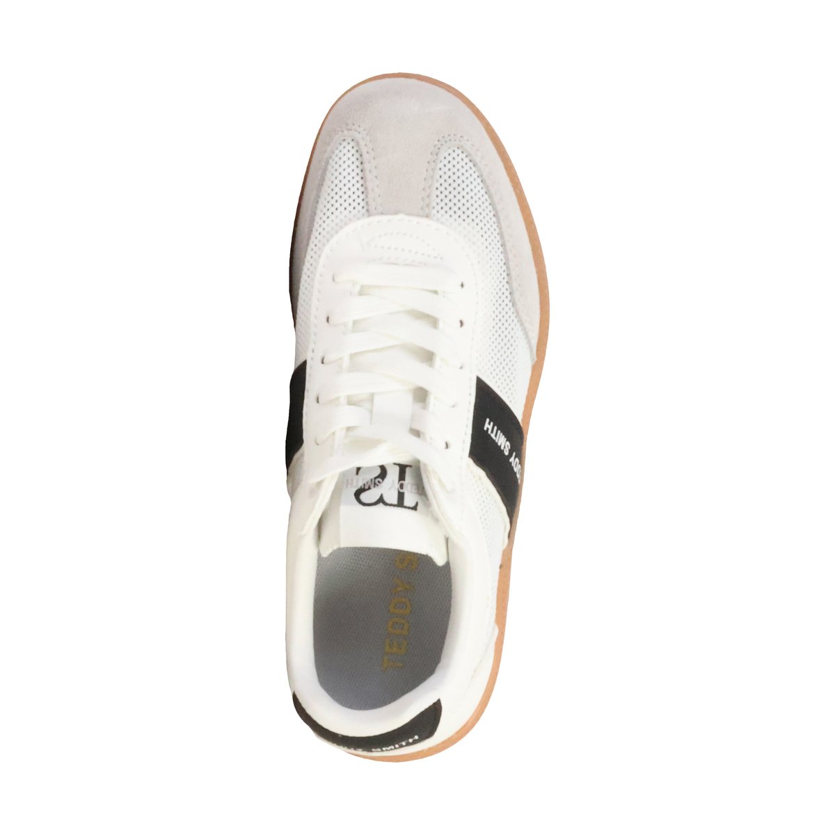 Basket Cuir Teddy Smith blanc, TEDDY SMITH
