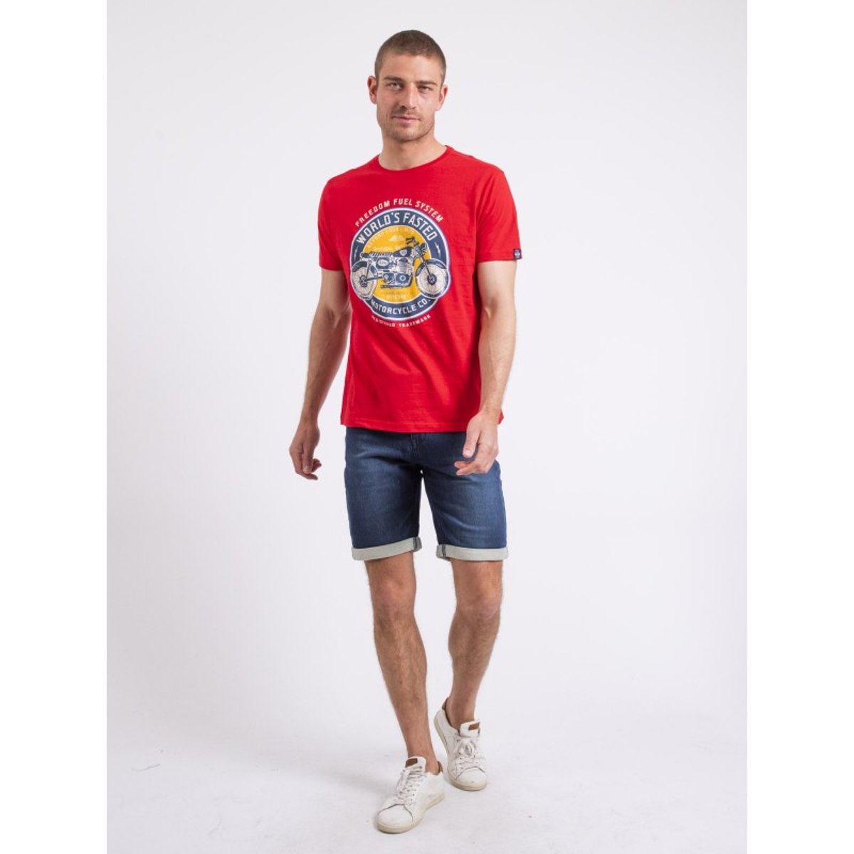 T-shirt Col Rond Noucas rouge, RITCHIE