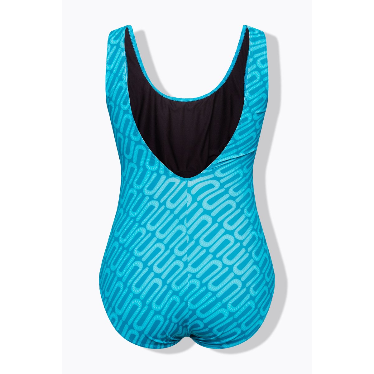 Maillot de bain à col rond turquoise sombre, ULLA POPKEN