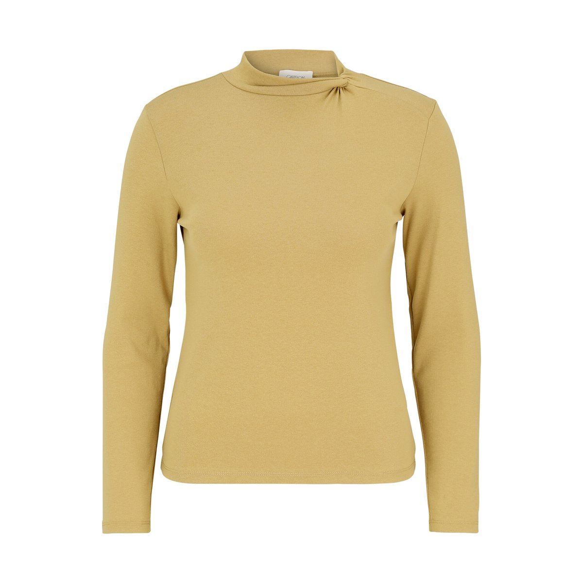T-shirt à manches longues à col burnished gold, CARTOON