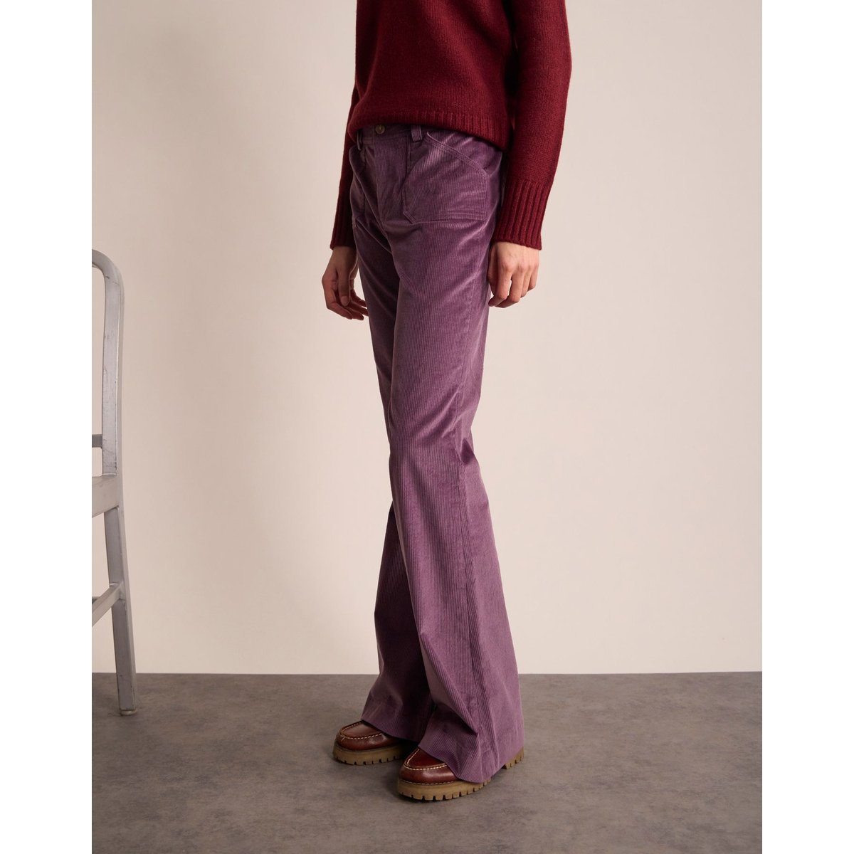 Pantalon Charlyse violet, INES DE LA FRESSANGE PARIS