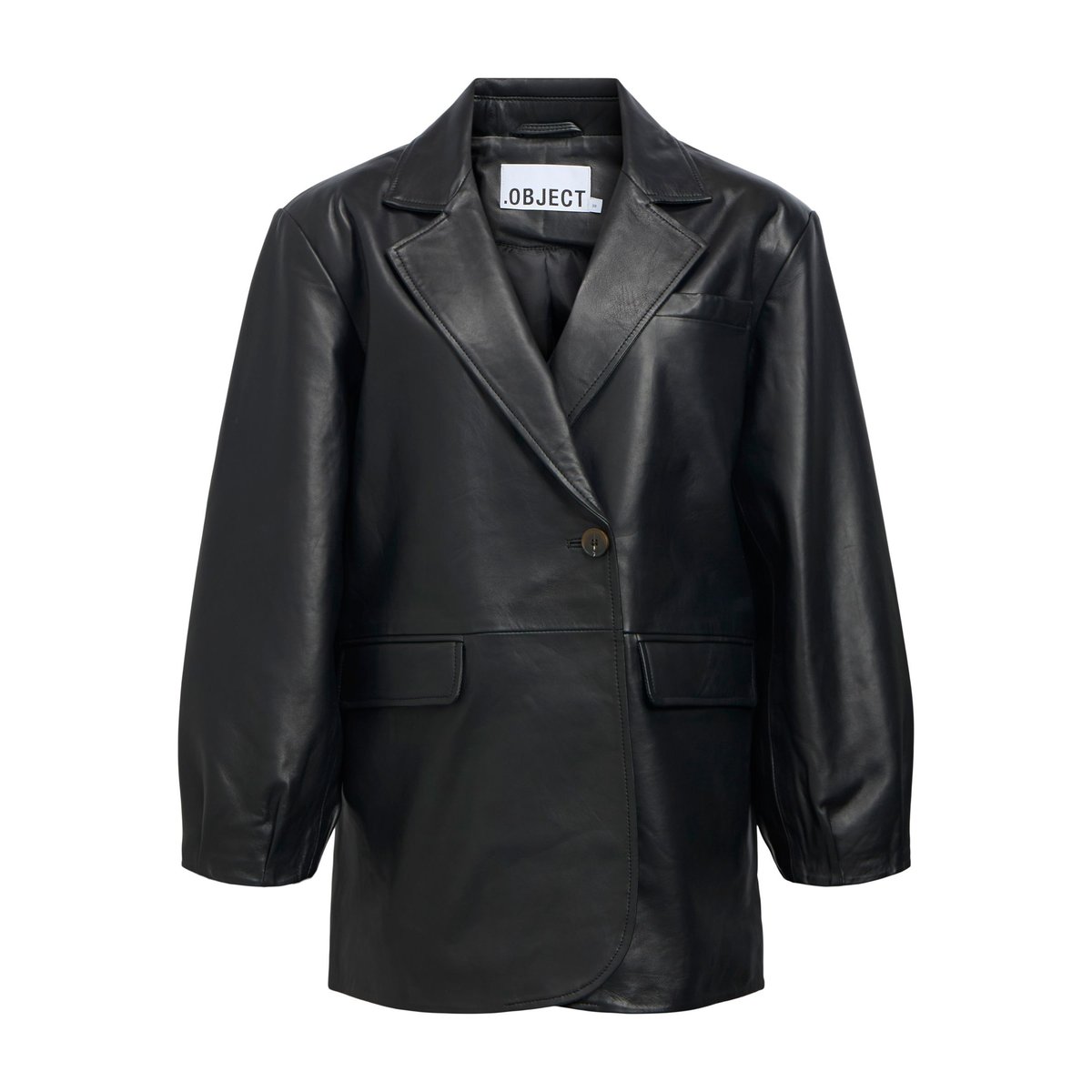 Veste En Cuir noir - black1, OBJECT