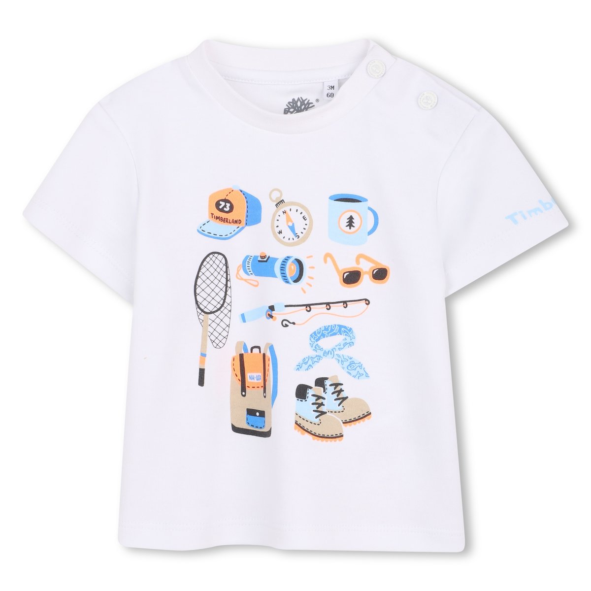 Tee-shirt manches courtes blanc, TIMBERLAND
