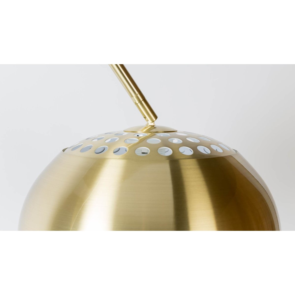 Lampadaire arc design- BOW laiton, ZUIVER