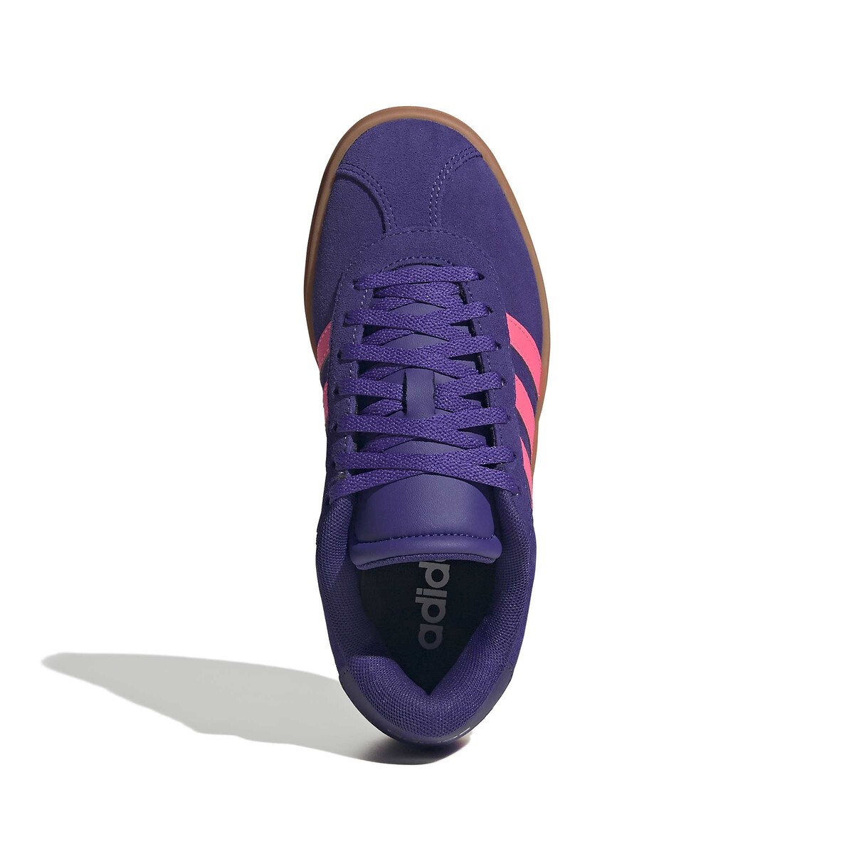 Zapatillas de piel VL COURT BOLD azul marino/rosa , ADIDAS SPORTSWEAR