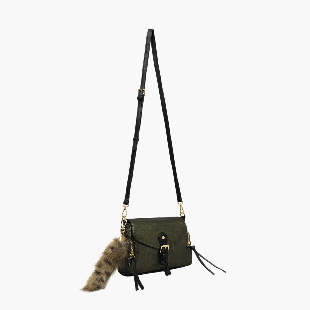 Petit sac porté épaule Tyler doré,kaki, LOLLIPOPS