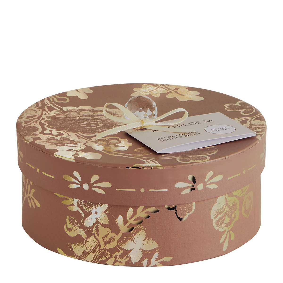 Coffret décor parfumé Marquise TRÉSOR DE FLEURS rose, MATHILDE M