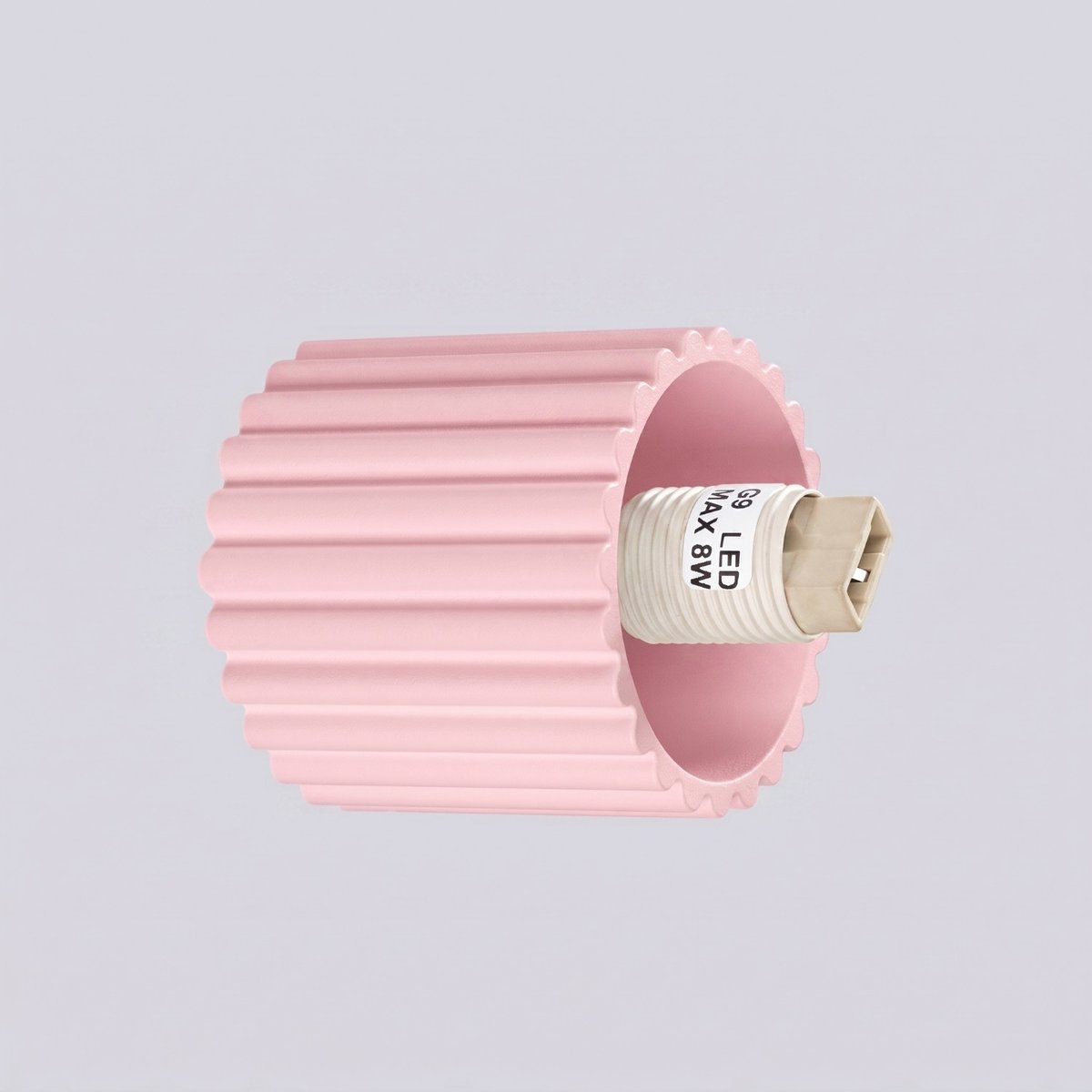 Applique murale Aluminium Rose G9 1 Halo rose, EDEN