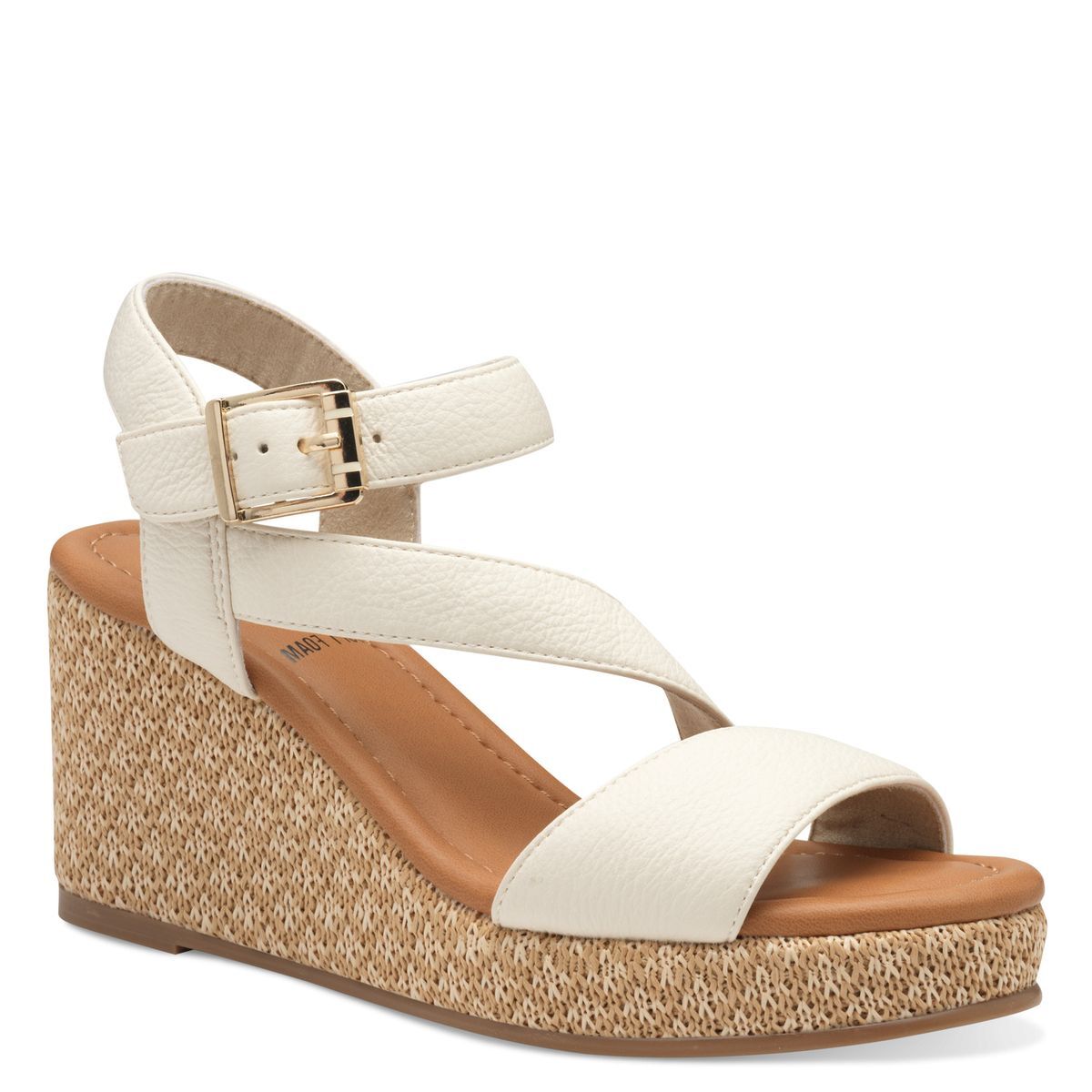 Sandale à talon plate beige crème, S.OLIVER