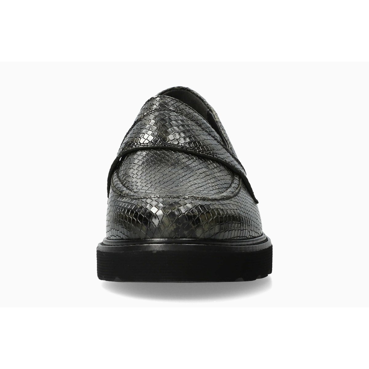 Mocassins en cuir OCEA vert 5150, MEPHISTO