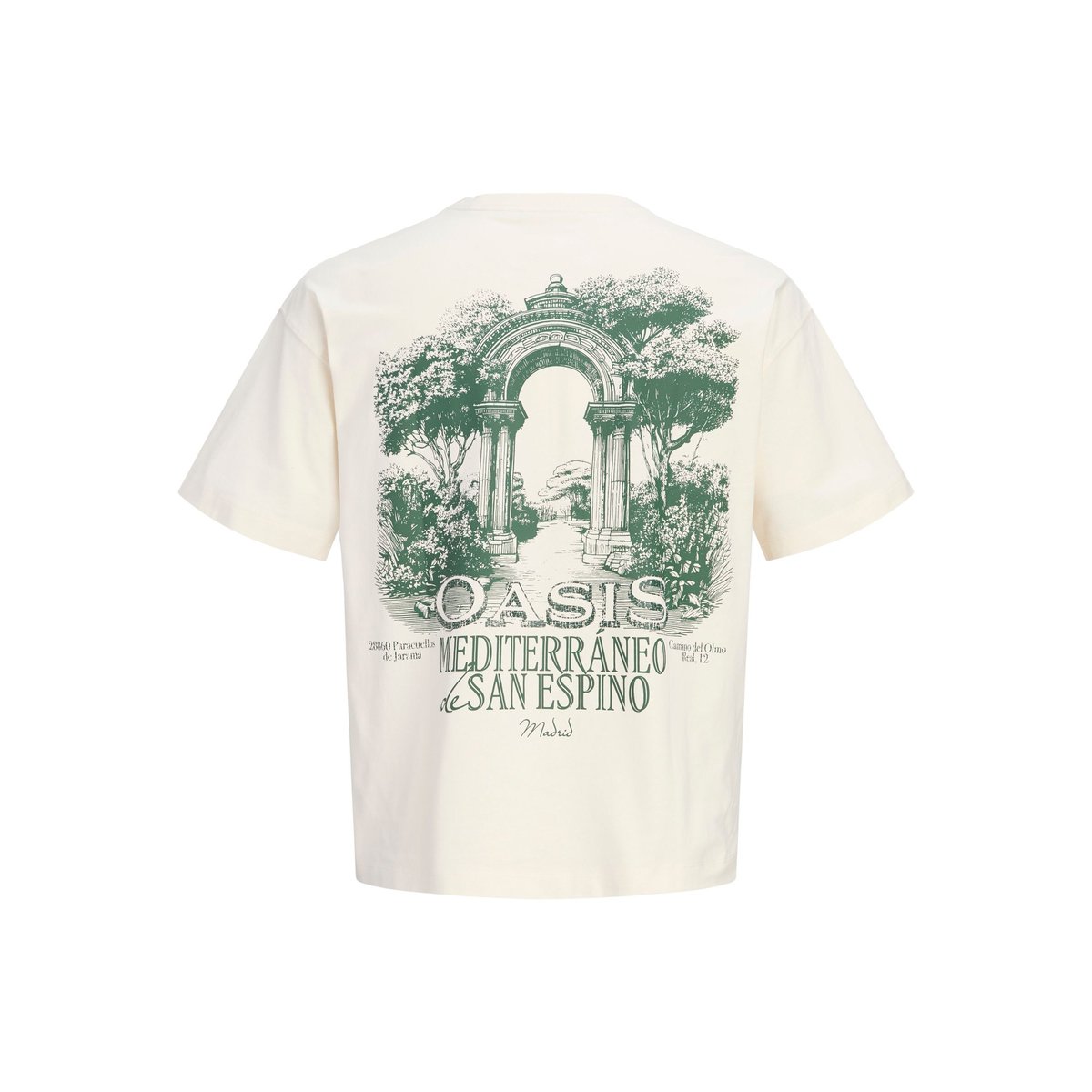 T-Shirt antique white, JACK & JONES