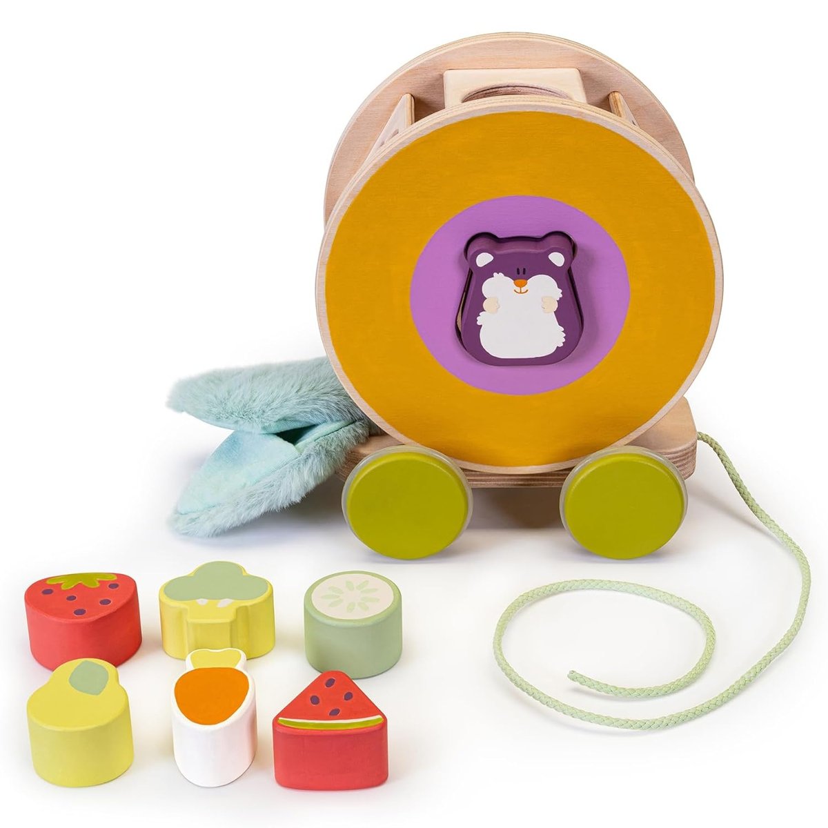 Jouet à trainer Hamster beige, SEVI