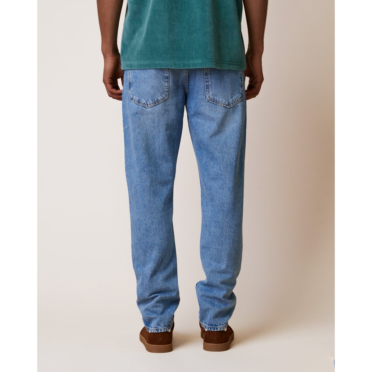 Jean denim clair délavé denim clair, FAGUO