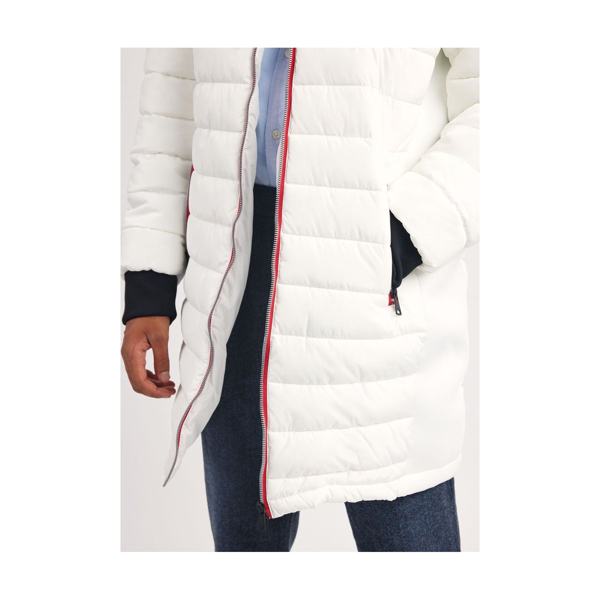 Coupe/vent col capuche zippé DARREN SWELL blanc, REDSKINS