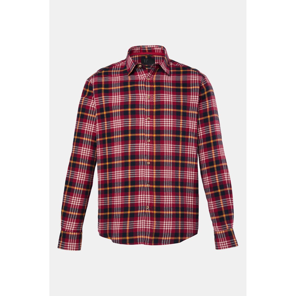 Chemise en flanelle rouge foncé, JP1880