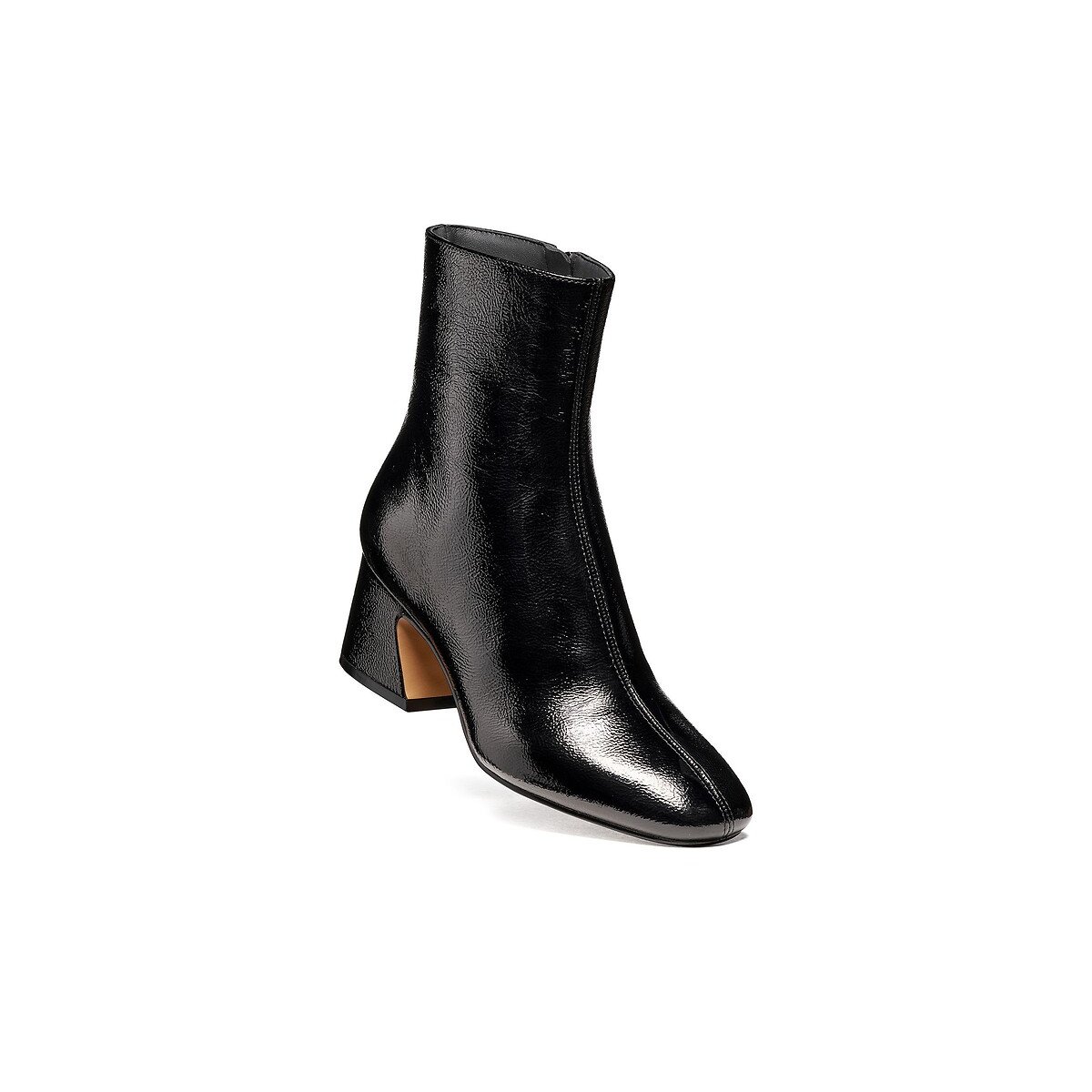 Botines de cuero charol KALIDINE negro, GEOX