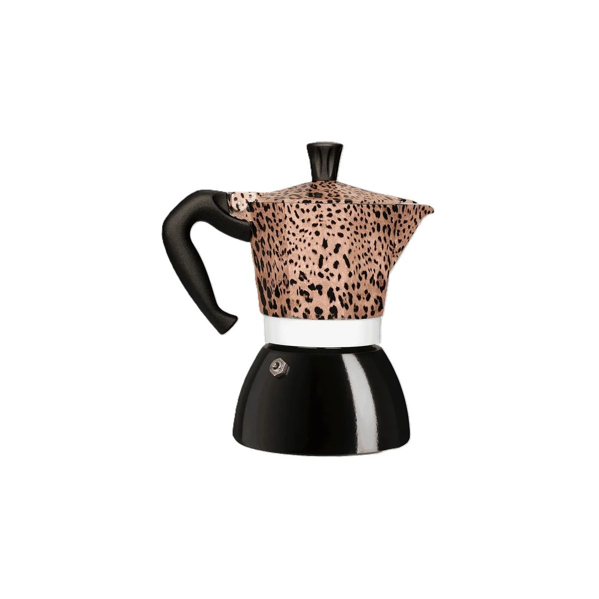 Cafetière italienne Moka Induction 6 cups D&G Leopard couleur unique, BIALETTI