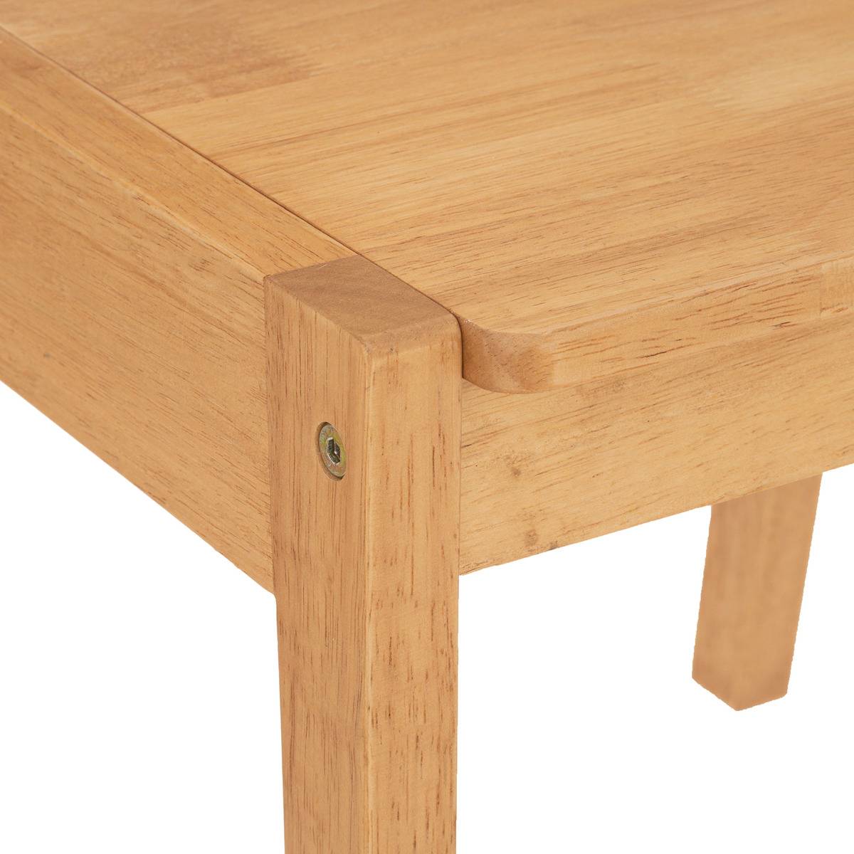 Chaise enfant en bois d’hévéa ROBIN marron, ATMOSPHERA FOR KIDS