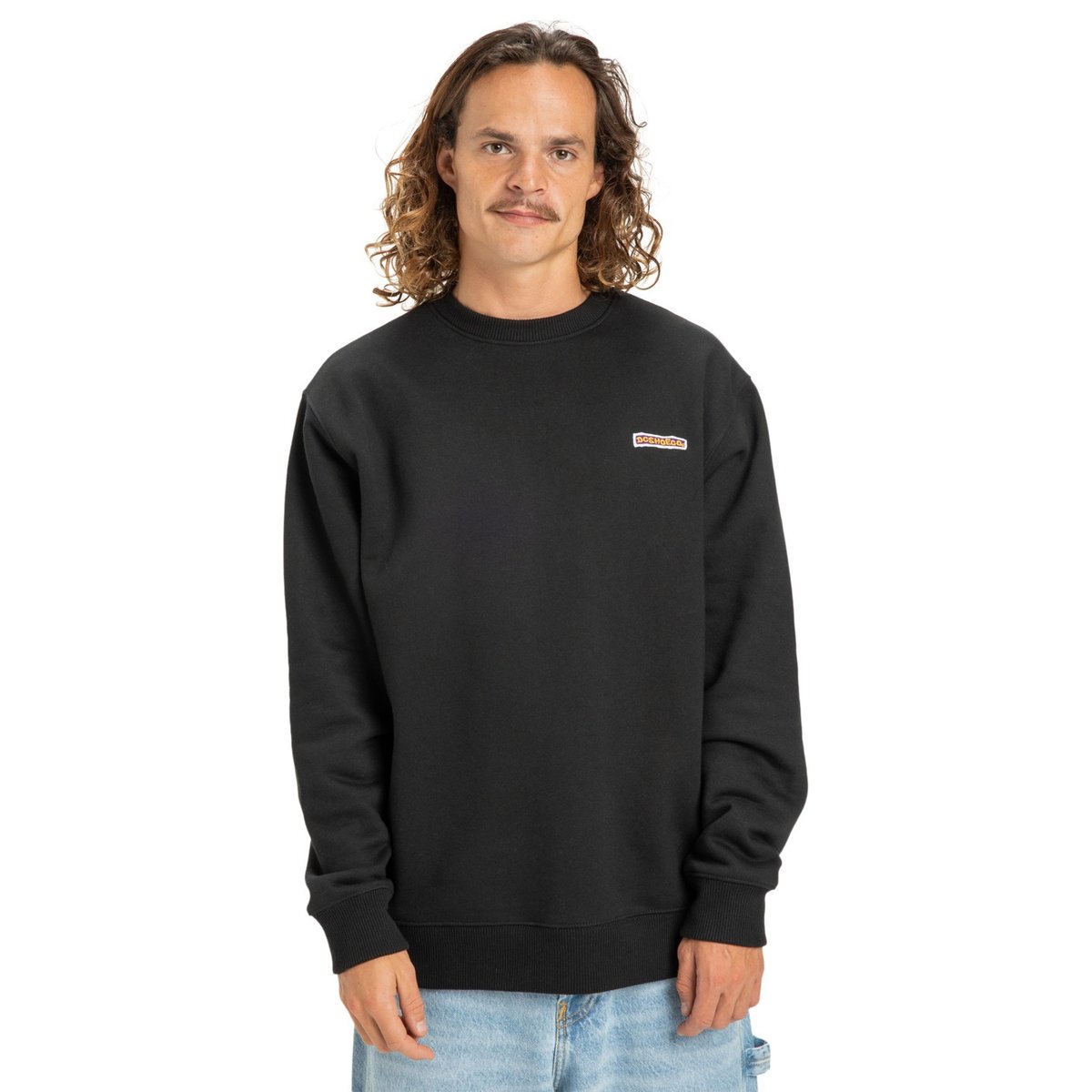 Sweat PATCH IT. noir black, DC SHOES