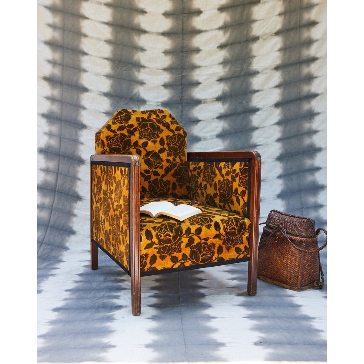 Paire de fauteuils art déco originaux Jakob N°1295 - Bon état bois foncé, DEBONGOUT