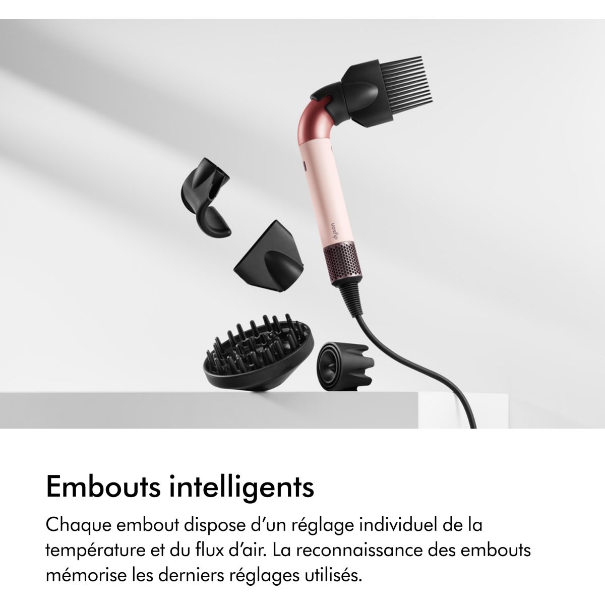 Sèche cheveux Supersonic R cheveux bouclés à frisés rose céramique rose, DYSON