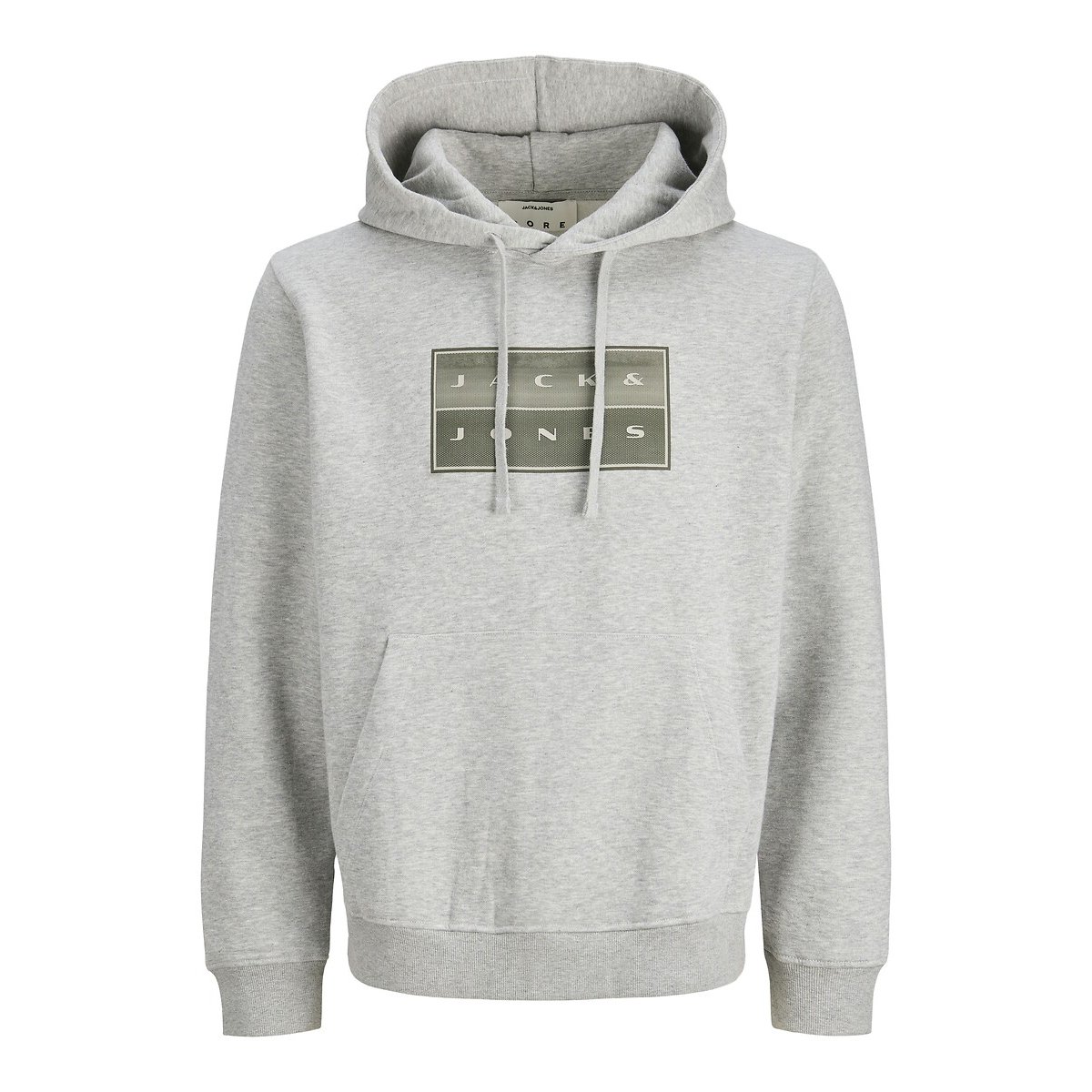 Fusion Hoodie light grey marl, JACK & JONES