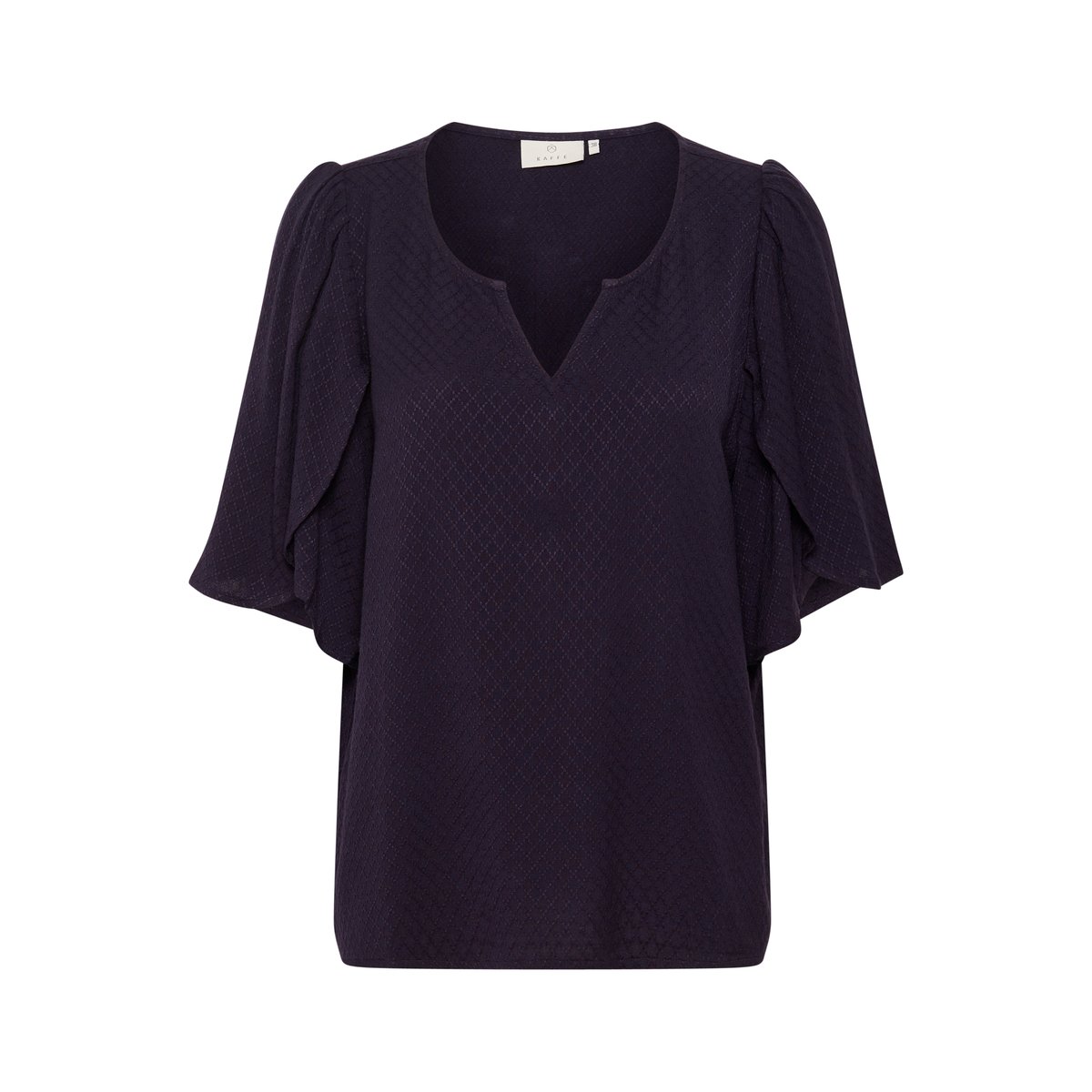 Short sleeved blouse violet dawn purple, KAFFE