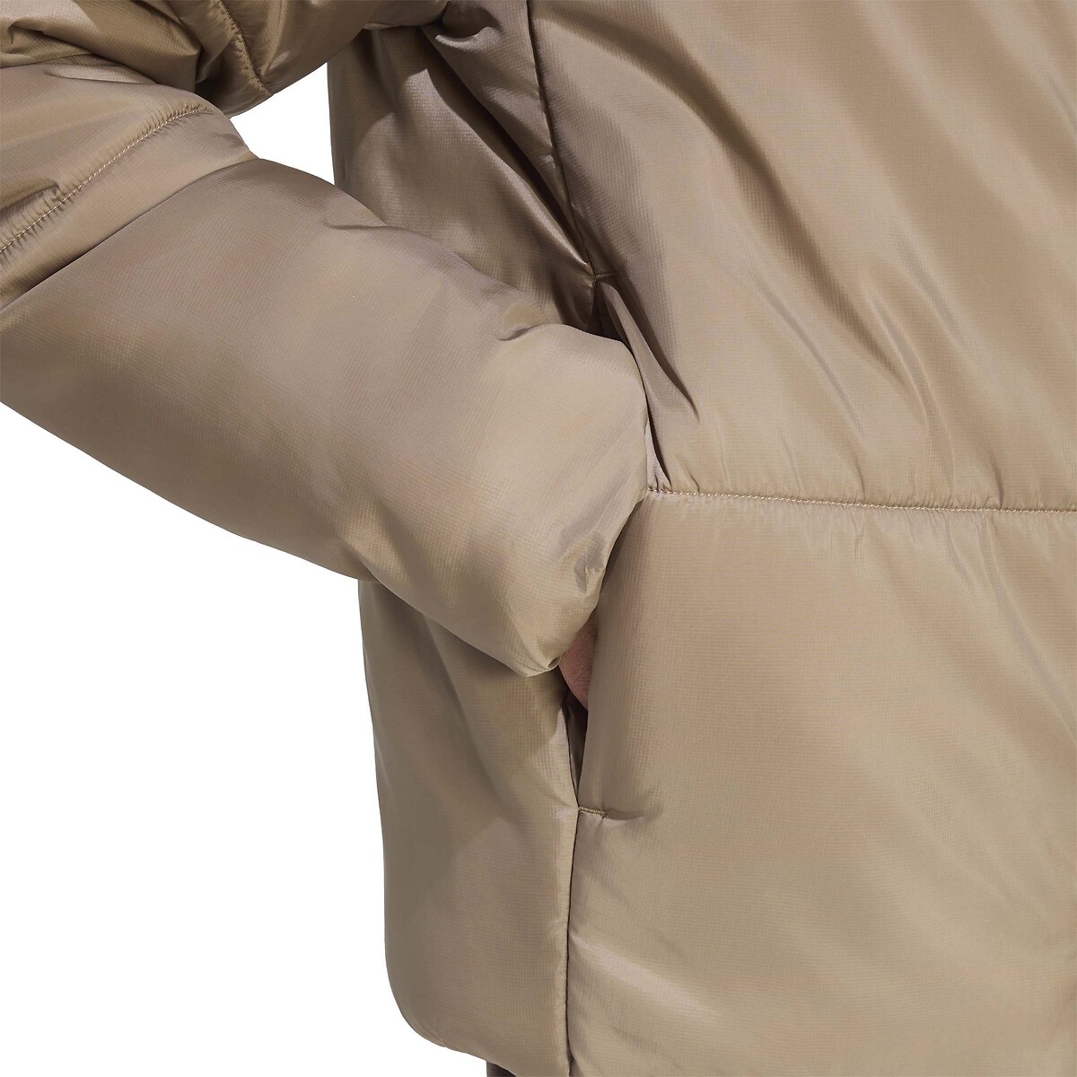 Veste à capuche, ESSENTIALS CLIMAWARM marron, ADIDAS SPORTSWEAR