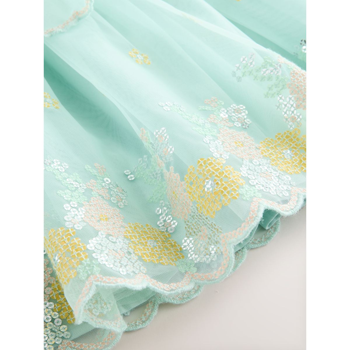 Robe ornée en maille bleu, NEXT
