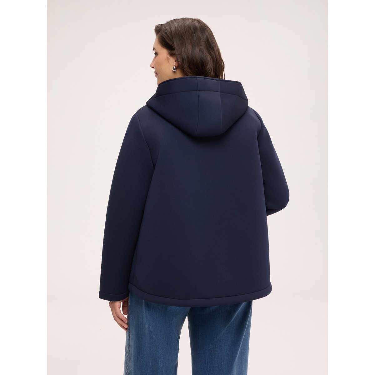 Veste à capuche bleu, FIORELLA RUBINO