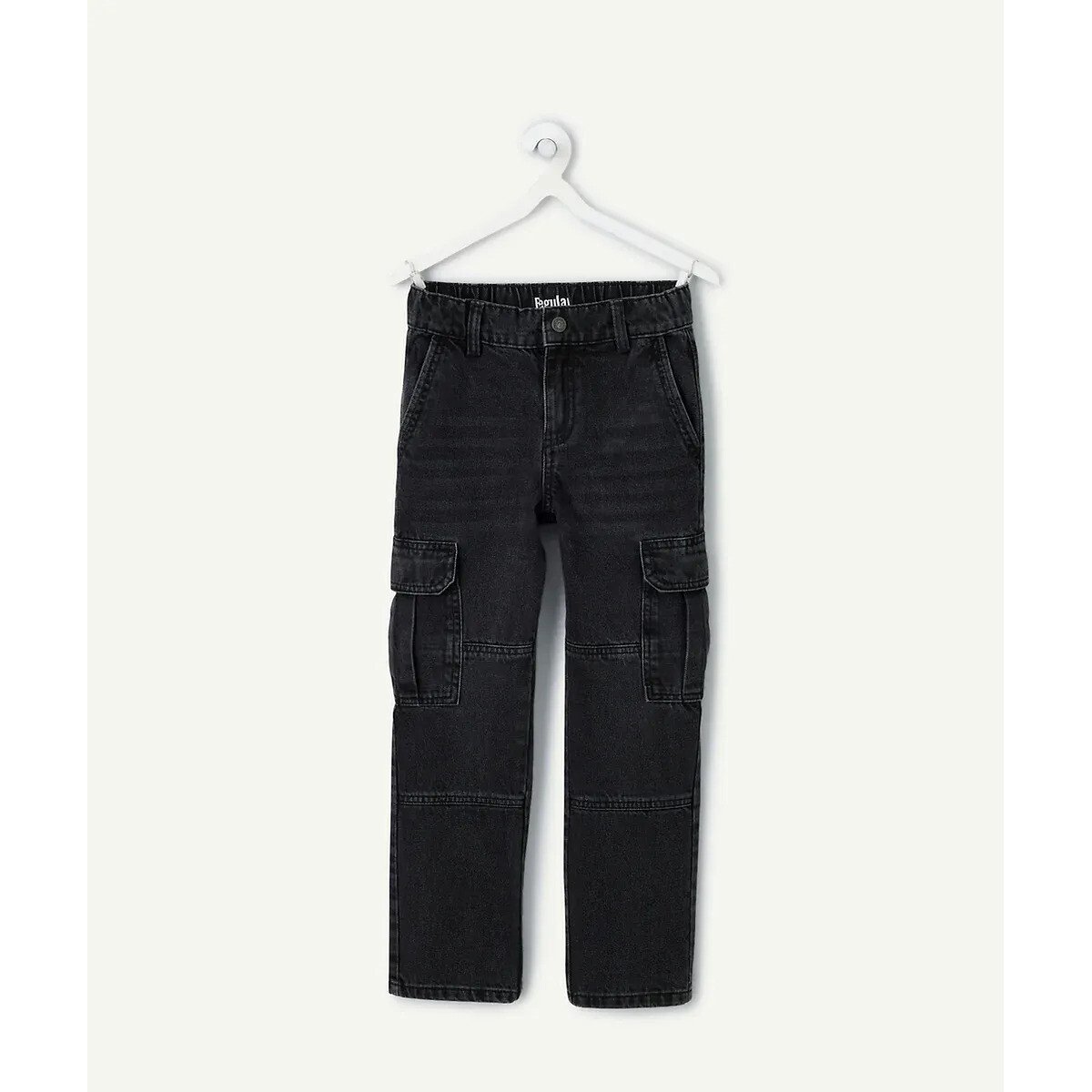 Straight Cargo Trousers black, TAPE A L'OEIL