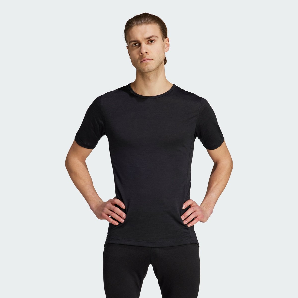 T-SHIRT MANCHES COURTES PREMIÈRE COUCHE XPERIOR MERINO 150 black, adidas Performance