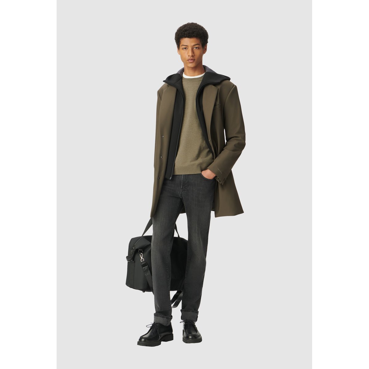 Parka parementure amovible EASY CARE* marron foncé, IKKS