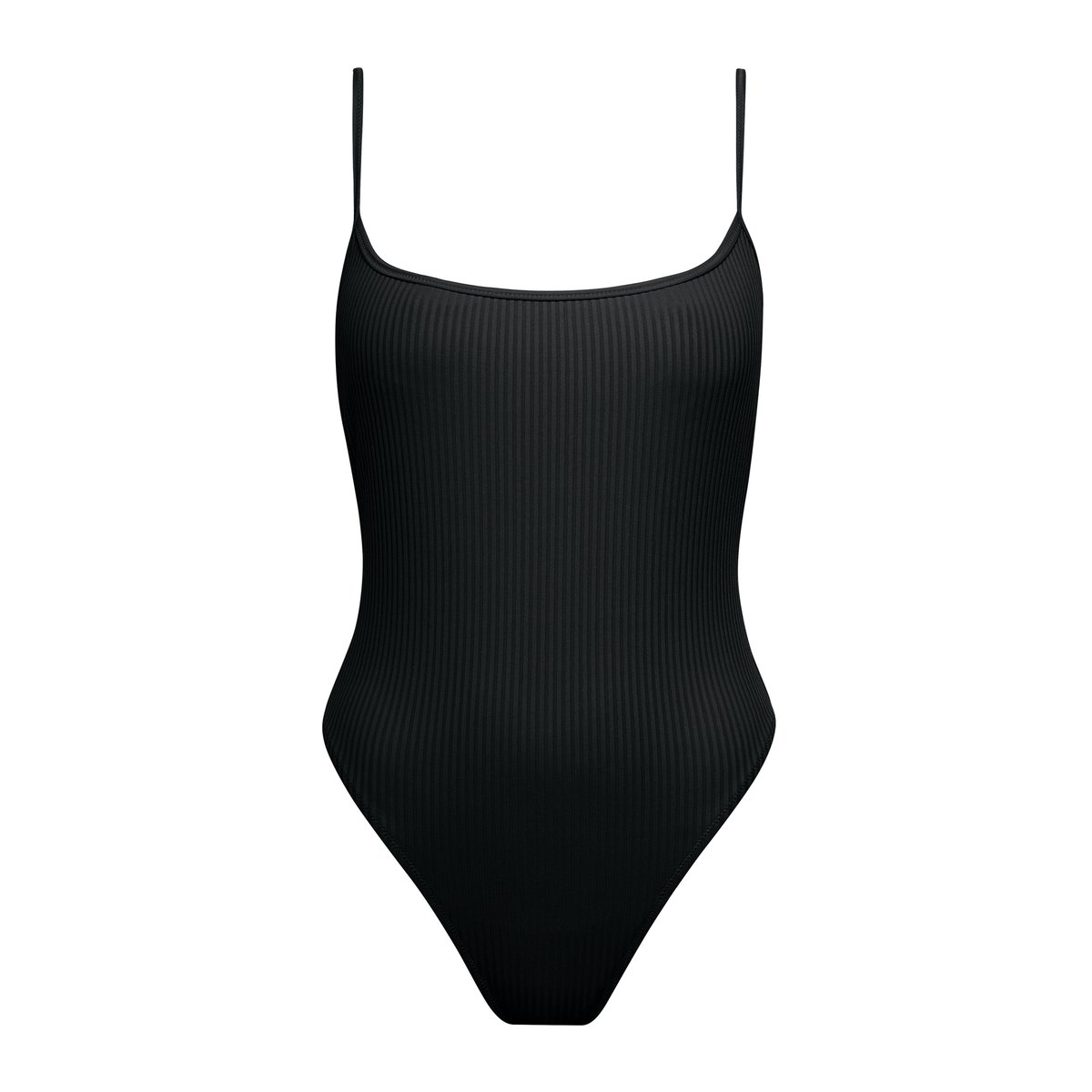 Maillot de bain une pièce échancré sans armatures FLORIDA noir, LISCA