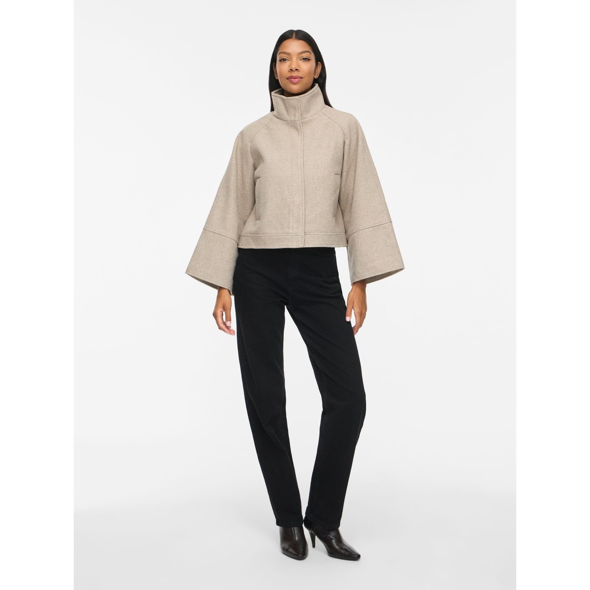 Veste marron - natural melange1, VILA