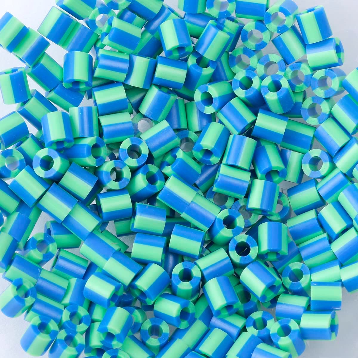 Sachet 1000 perles plastique Midi mix bicolores 2 beige, HAMA