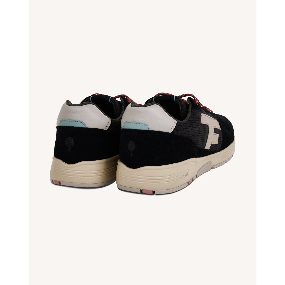 Baskets OLIVE noir, FAGUO