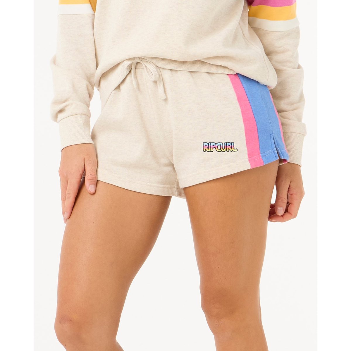 Short LAS DALIAS COLOURBLOCK SHORT gris chiné avoine, RIP CURL