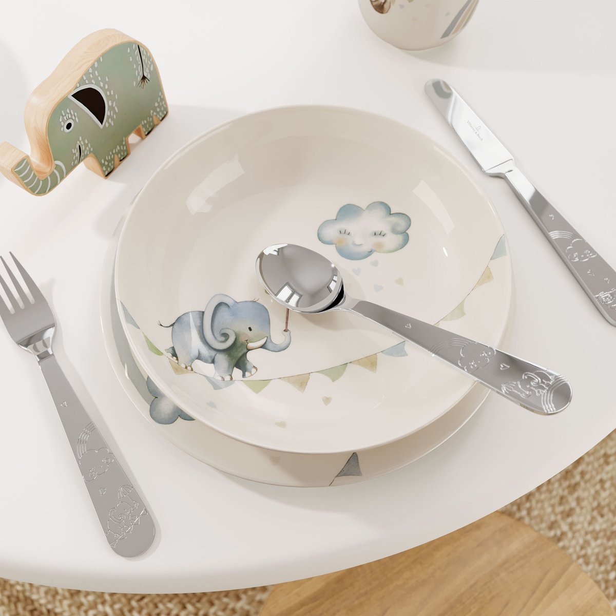 Assiette Creuse Pour Enfant BOHO KIDS bleu, VILLEROY & BOCH