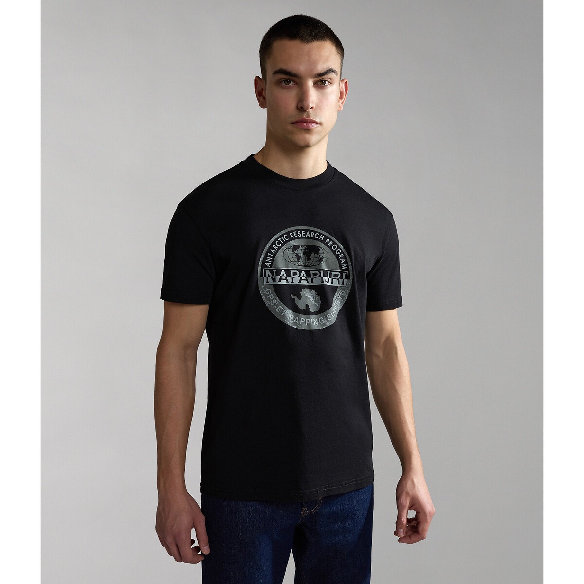 T-shirt manches courtes Bollo noir, NAPAPIJRI